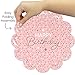 Big Dot of Happiness Pink Rose Gold Birthday - Happy Birthday Party Round Table Decorations - Paper Chargers - Place Setting for 12