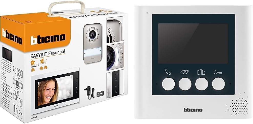 Videocitofono Bticino Easykit Essential - Kit Monofamiliare Con Monitor 7'' E Pulsantiera Esterna - Foto 12