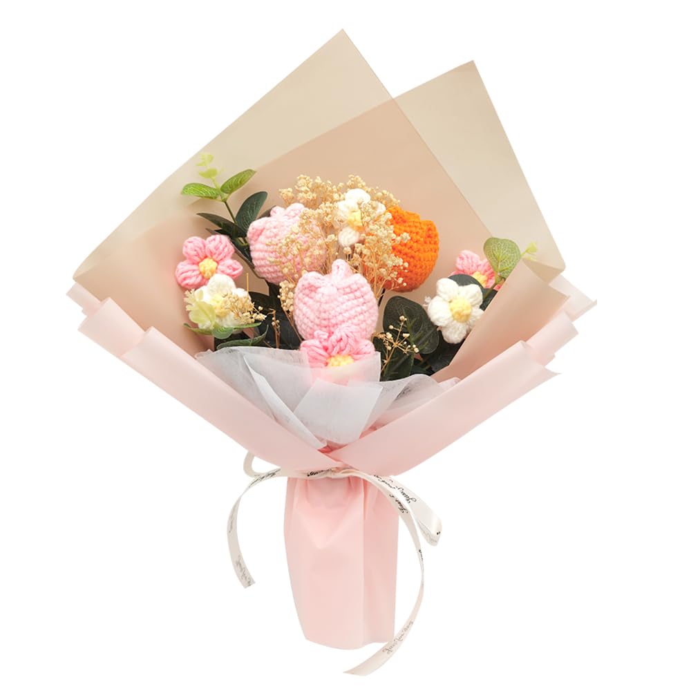 Suyakota Crochet Tulips Bouquet