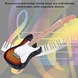 Modèle de Guitare, Guitare Miniature de 18 cm de Long, détails Exquis fabriqués à la Main, Mini modèle d’instrument pour… - Les Beatles, Paul McCartney, John Lennon, RIngo Starr, George Harrison Modèle de Guitare, Guitare Miniature de 18 cm de Long, détails Exquis fabriqués à la Main, Mini modèle d'instrument pour… – Image 3