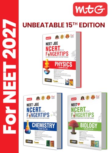 MTG NCERT at your FINGERTIPS Physics, Chemistry & Biology For NEE...