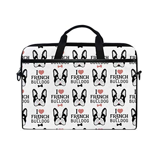 Sac ordinateur bouledogue français, l'accessoire idéal pour le bureau et le café