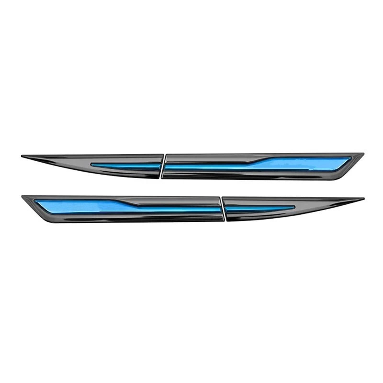 Air Side Vent Trim Badge Decals Trim Styling Fit for Seat Ibiza 6l 6j 6f 6k Car Side Wing Fender Decals(Blue)