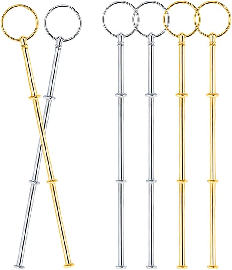 Nsiwem Cake Stand Set of 6 Sets Gold and Silver 23 Tier Cake Stand