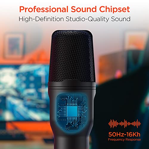 Hypergear Pro-Audio Condenser Microphone, Studio-Quality Voice And Audio Recorder For Gaming, Streaming, Podcasting, Music Recording, Youtube, Windows, Macos & Linux & More [Plug & Play Set Up] 15592 #TOP5