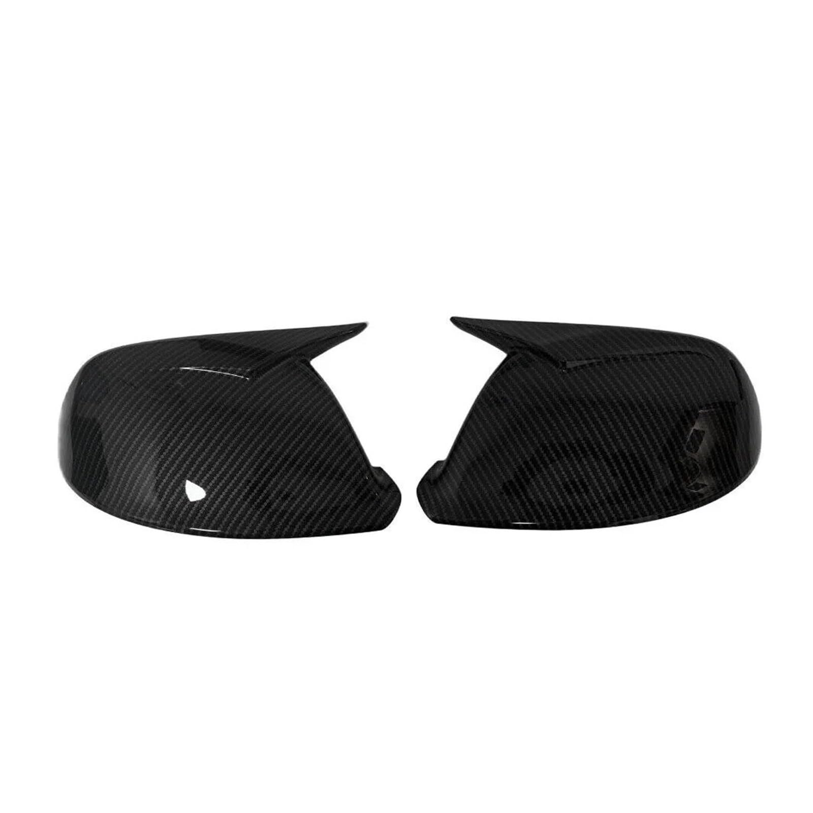 Rearview Mirror Cover Cap for Q5 SQ5 8R Q7 4L 2010-2015 Sticker Rearview Side Mirror Cover Wing Cap Exterior Door Case Trim(Carbon Look)