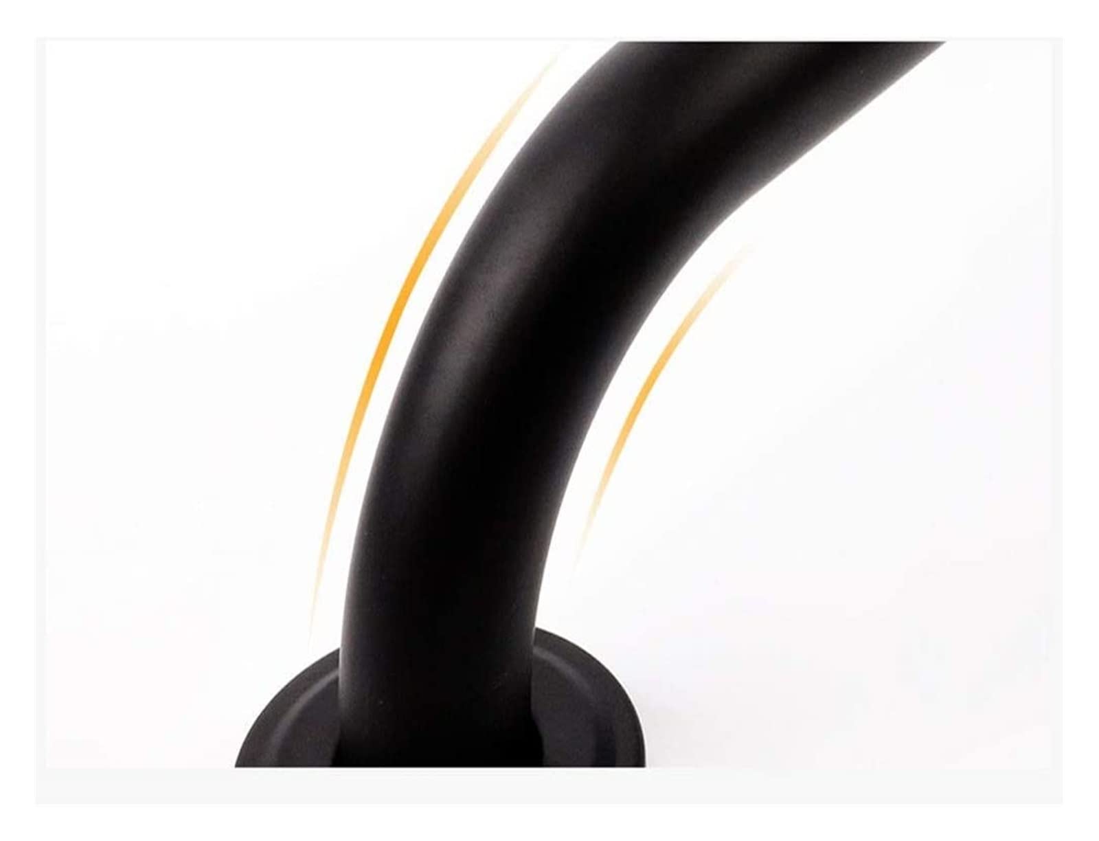 Corrimano, Maniglie di Sostegno per Maniglia Doccia, Nero Opaco, braccioli Dritti da Parete per Anziani, corrimano Portatili per WC per Anziani disabili (30 cm)