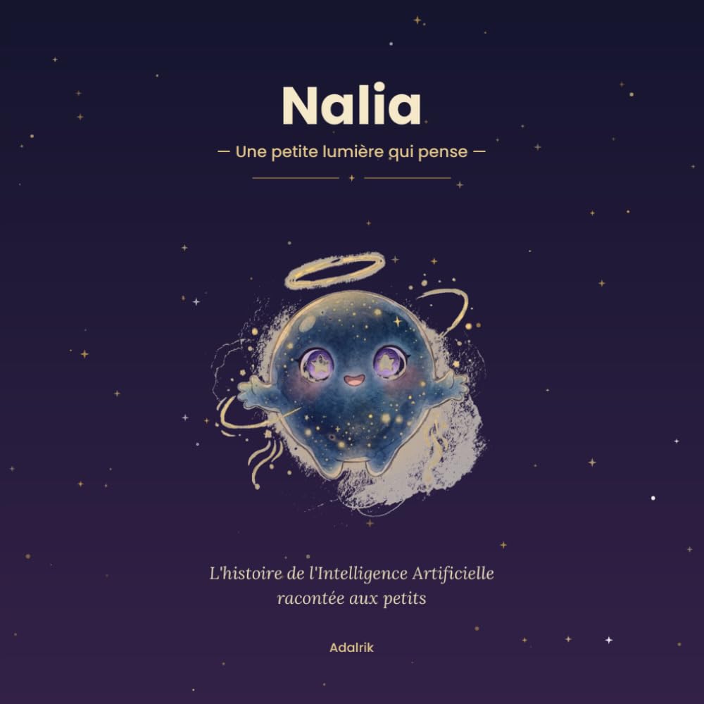 Nalia - Une petite lumière qui pense.: L'histoire de l'Intelligence Artificielle racontée aux petits ...