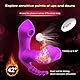 YcsLust 3 in 1 Double Motoren G-Punkt 10 Vibratoren Tragbare Butterfly Vibrierende Vibratoren für Sie G-Punkt Stimulation Leise und Stark Klitoris Sexspielzeug FüR Sie Frauen Und Paare （Lila）