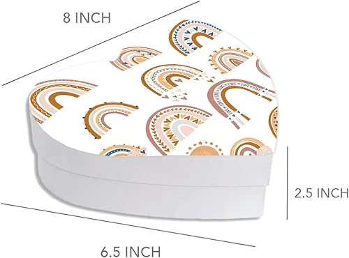 Miniatura 153 de Andaz Press Caja en forma de corazón para el día de San Valentín con tapa, caja reutilizable en forma de corazón, caja para golosinas, dulces