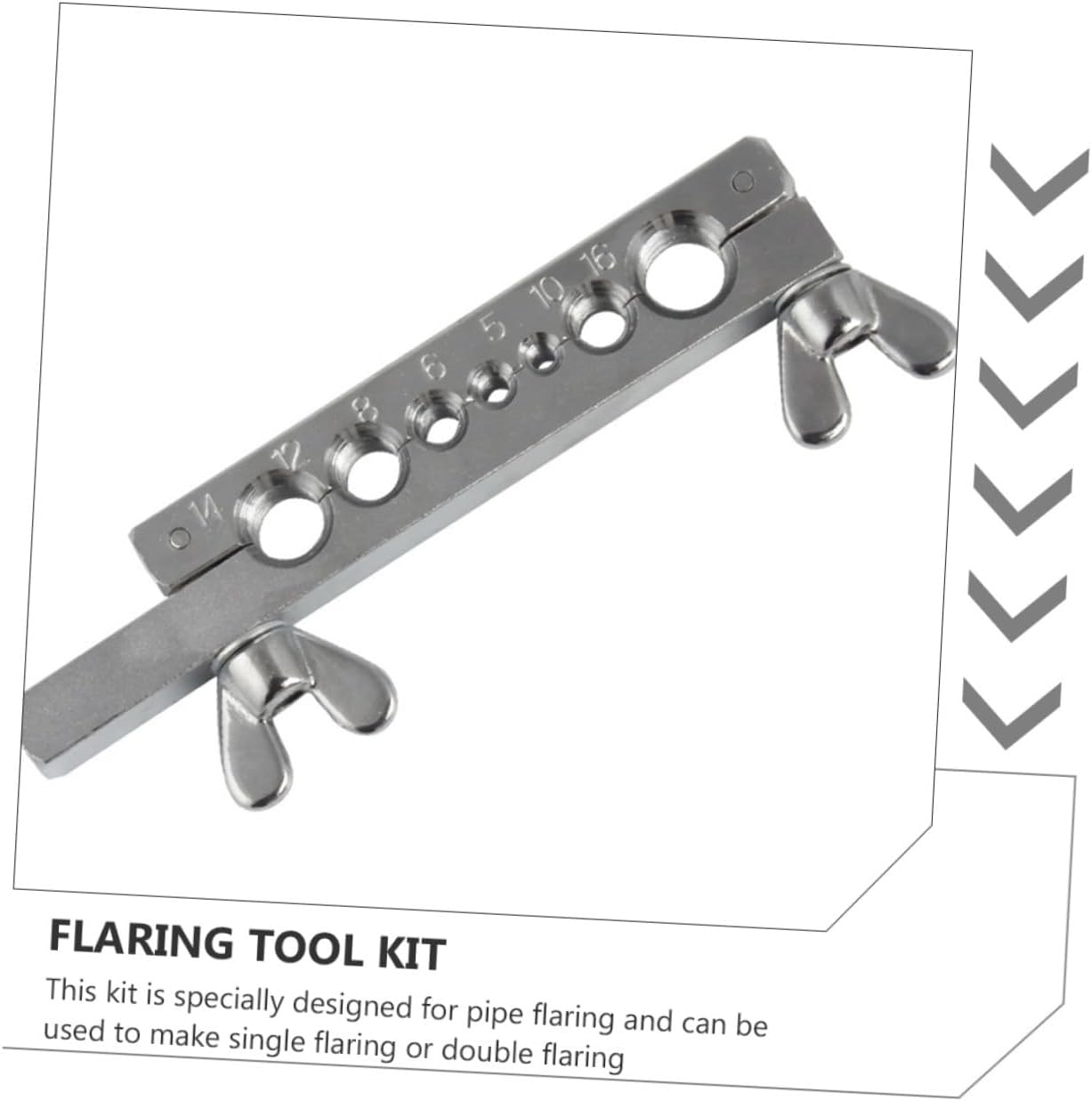 Milisten Brake Line Flaring Tool Kit with 7-Hole Copper Tube Expander and Mini Tube Cutter Set for Automotive and Air Conditioner Brake Pipe Repair
