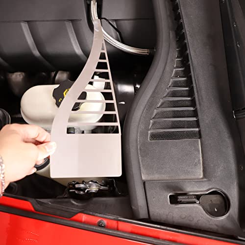 Image of Engine Bay Side Panel Cover for Chevrolet Corvette C6 2005-2013 Hood Engine Trim,Battery Baffle, Fuse Box,Guide Channel Cover,Engine Interior Accessories (Engine Compartment Guide Channel Cover)