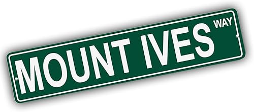 Vista 286 de Ohio Mountains Pick Your Mountain Compatible/repuesto para Ballards Hill United States Mountain Aluminio Metal Tin Street Sign Style decoración