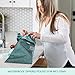 Motif Medical Baby Wet Dry Bag - Double-Compartment Bag for Wet Clothes & Dry Items - Travel Laundry Bags for Moms On-the-Go - Diaper Wet Bag for Pump Parts, Dirty Baby Clothes, Swimsuits (Aqua)