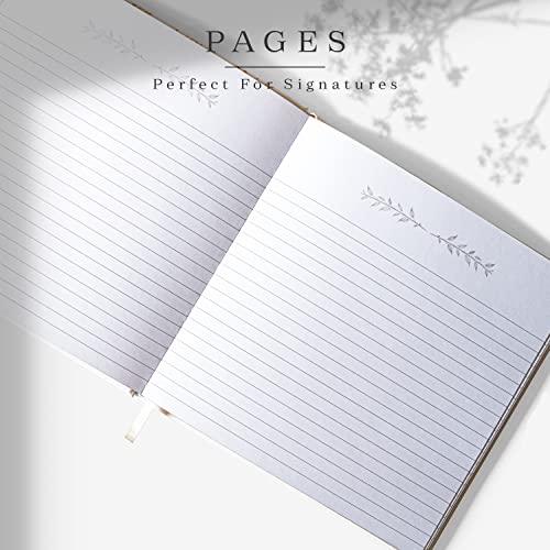 Lemon Sherbet® Wedding Guest Book With Metallic Marker Set - Guest Book Wedding Reception - Baby Shower Guest Book - Polaroid Guest Book For Wedding - Wedding Guestbook - Wedding Sign In Book #TOP5