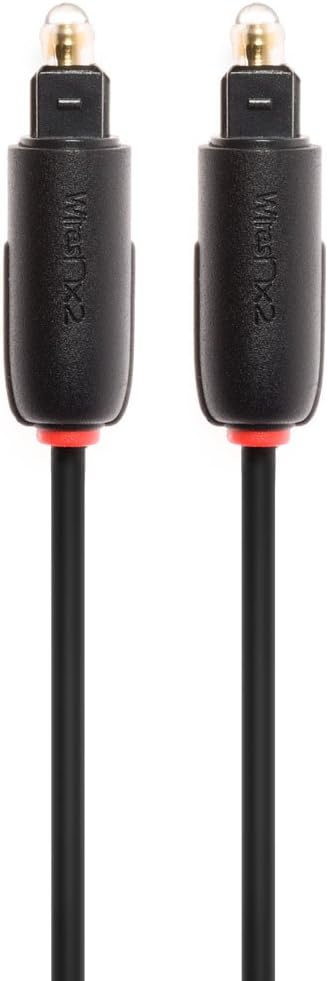 Techlink 5 m Wires NX2 Toslink Optical Plug to Toslink Optical Plug Cable