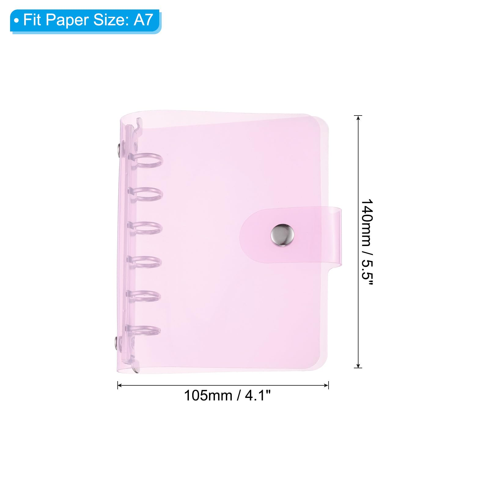 PATIKIL A7 Clear Binder Cover - Image 2