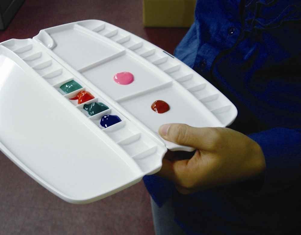 Mijello Symphony Closeable 24-Well 4-Mixing Area Watercolor Palette