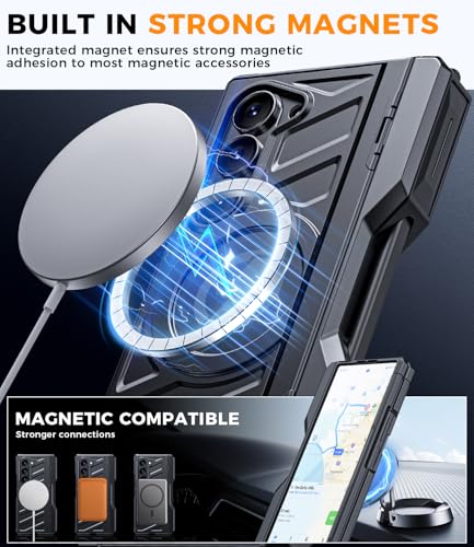 Coque Samsung Z Fold 6 Magsafe avec protège-écran et support - 7