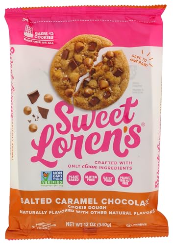 Sweet Loren's Gluten Free & Vegan Salted Caramel Chocolate Cookie Dough