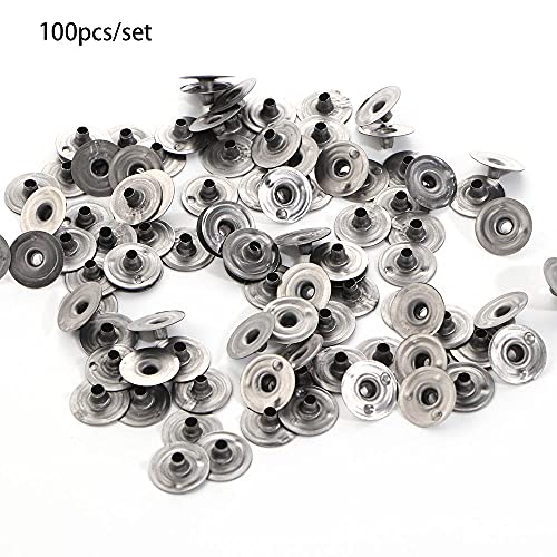 100 piezas base soporte para mechas de vela miniatura 2