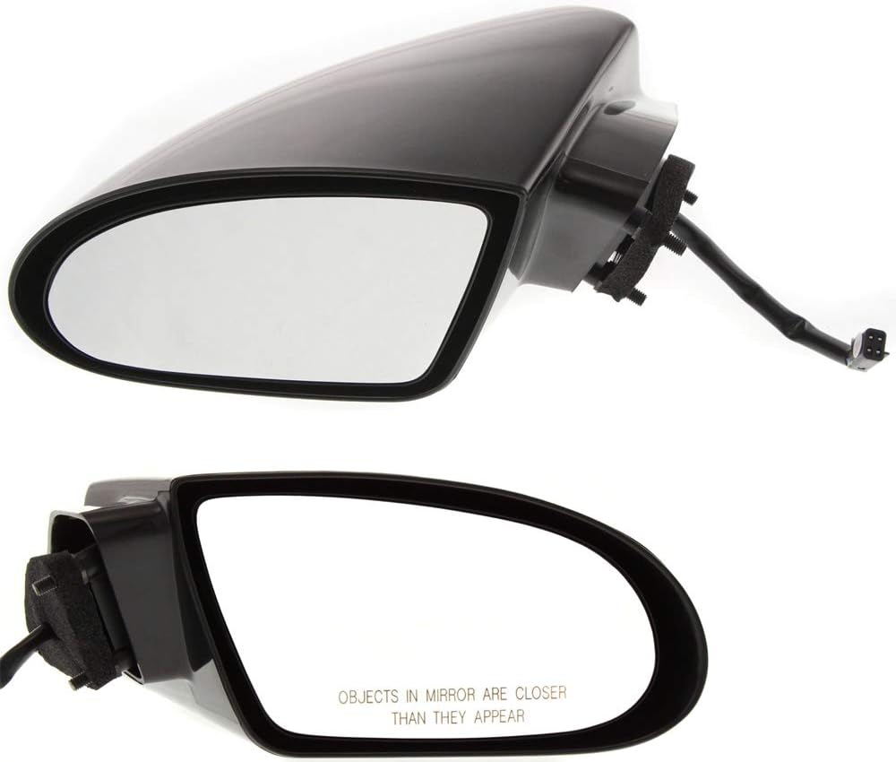 Kool Vue Driver & Passenger Side Mirrors for Chevrolet Camaro 1993-2002, Paintable, Car Mirror Vanity