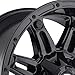 18X9 6X135/6X139.7 Fuel 1PC D625 HOSTAGE GLOSS BLACK Wheel Rim