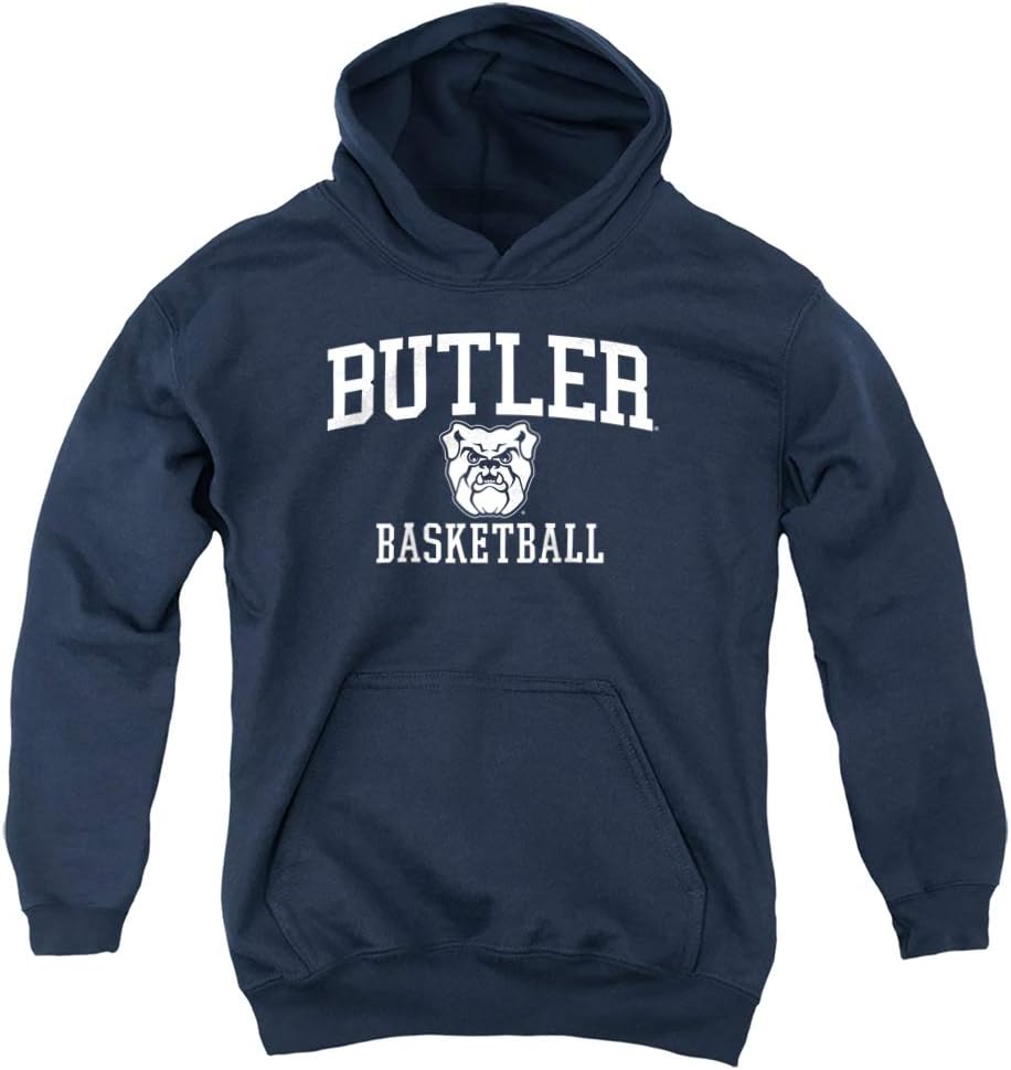 Butler University Official Basketball Youth Kids Boy/Girls Pull-Over Hoodie Sweatshirt