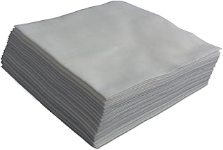 Lot de 20 chiffons de nettoyage pour articles en cuir Idéal pour application de vernis, crèmes et nutriments pour sacs, vêtements, canapés, chaises, divans et sièges de voiture en cuir