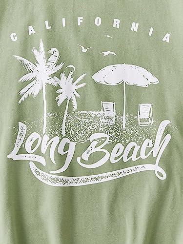 COZYEASE Girls' Letter Graphic Tees Short Sleeve Crewneck Oversized T Shirts Summer Clothes for Girls3