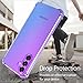 Osophter for Samsung Galaxy A16 Case: with 1pcs Screen Protector two color gradient reinforced corner TPU shock absorption flexible Cell Phone Cover for Galaxy A16(Purple Blue) Osophter for Samsung Galaxy A16 Case: with 1pcs Screen Protector two color gradient reinforced corner TPU shock absorption flexible Cell Phone Cover for Galaxy A16(Purple Blue)