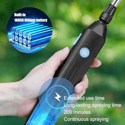 Pulvérisateur à dos électrique rechargeable pour traitement eau et engrais - 6