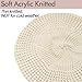 Peicees 2 Pcs Crochet Beret Hat for Women Knitted Beanie Fashion French Artist Hat Painter Cap Thin Soft Lightweight Elastic