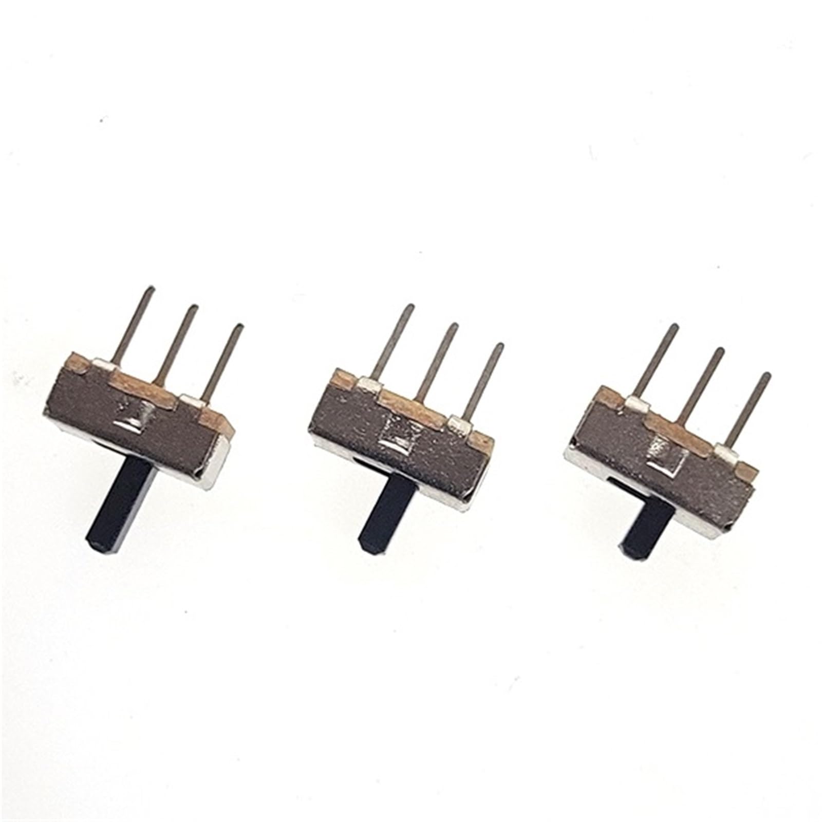 20 piezas SS12D00 interruptor deslizante 3 pines 1P2T interruptor de palanca de 2 posiciones longitud del mango: 3MM/4MM/5MM/6MM