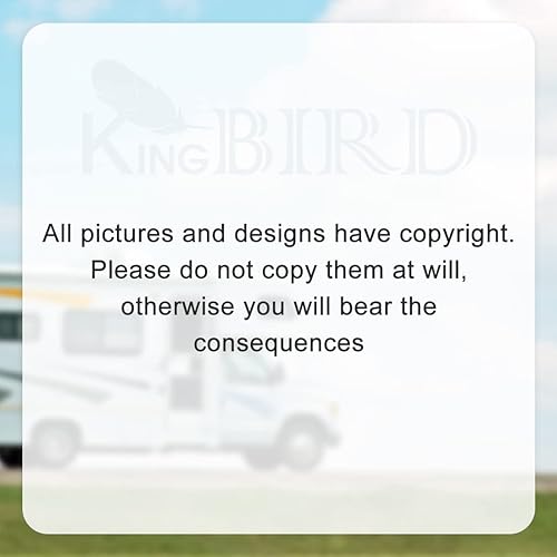 Miniatura 8 de KING BIRD Cubierta mejorada de clase A para autocaravana, panel superior extra grueso de 5 capas, anti-UV, cubierta duradera para caravanas, se