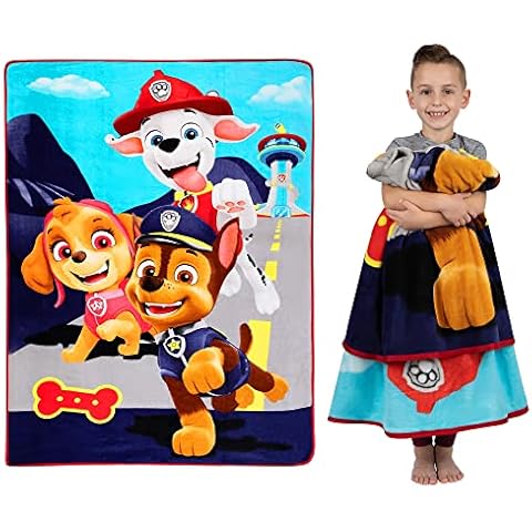 Franco Kids Paw Patrol Plush Blanket Cover