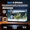 AQQA Magnetic Wave Maker for Aquarium - DC 12V Circulation Pump with External Controller, 4-Speed Adjustable Flow & Feeding Mode, Submersible Powerhead for Freshwater Saltwater Tanks (8W 950GPH) #3