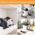 MOMODA Under Desk Bike Pedal Exerciser Mini Bike for Leg/Arm Bike Mini Peddler with LCD Display for Home/Office - Image 4