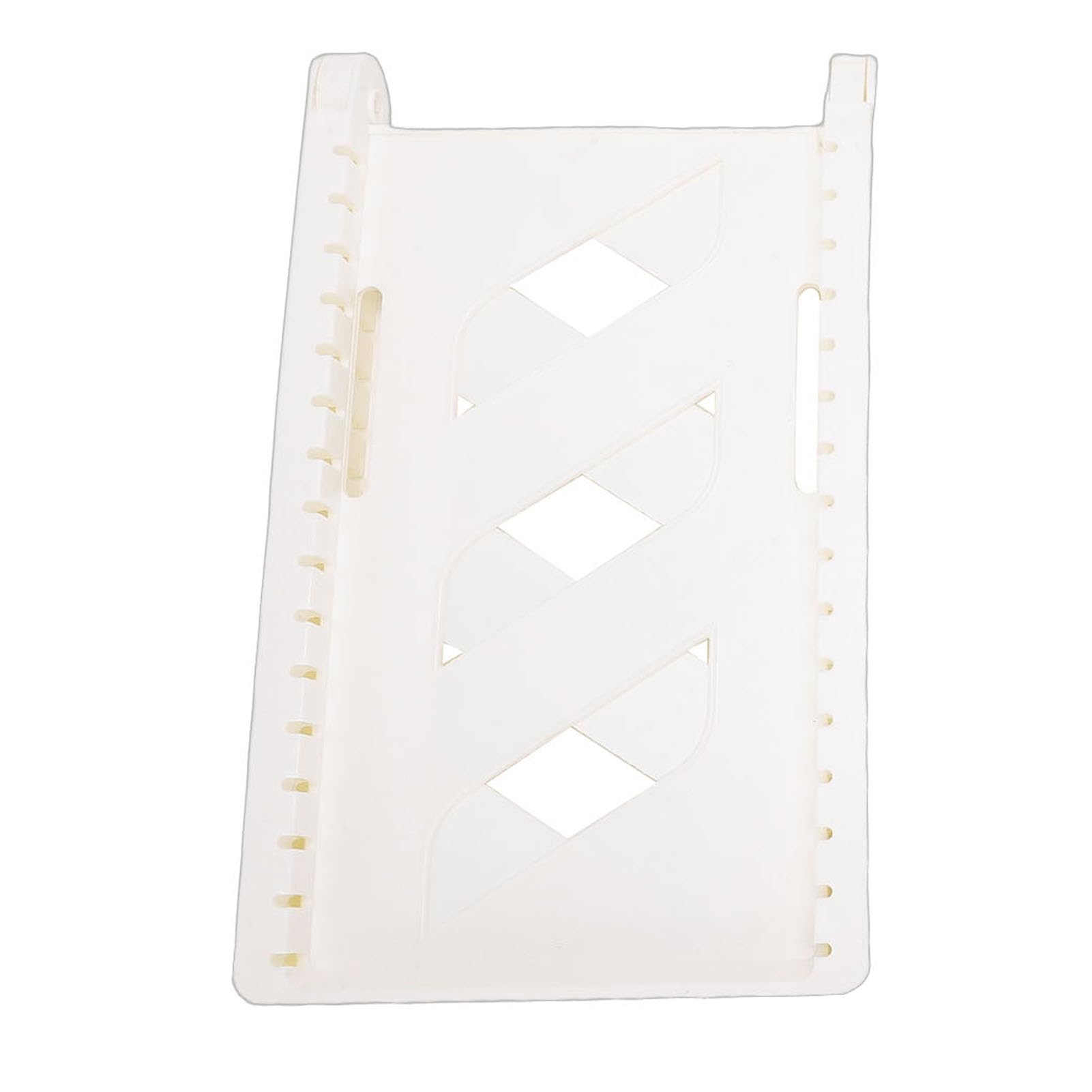 Fockety Organizzatore per Pentole e Padelle, 8 Divisori Regolabili in Acciaio Inossidabile con Design Verticale Pieghevole e Girevole, Fessure a Forma di U per Riporre la Dispensa (WHITE)