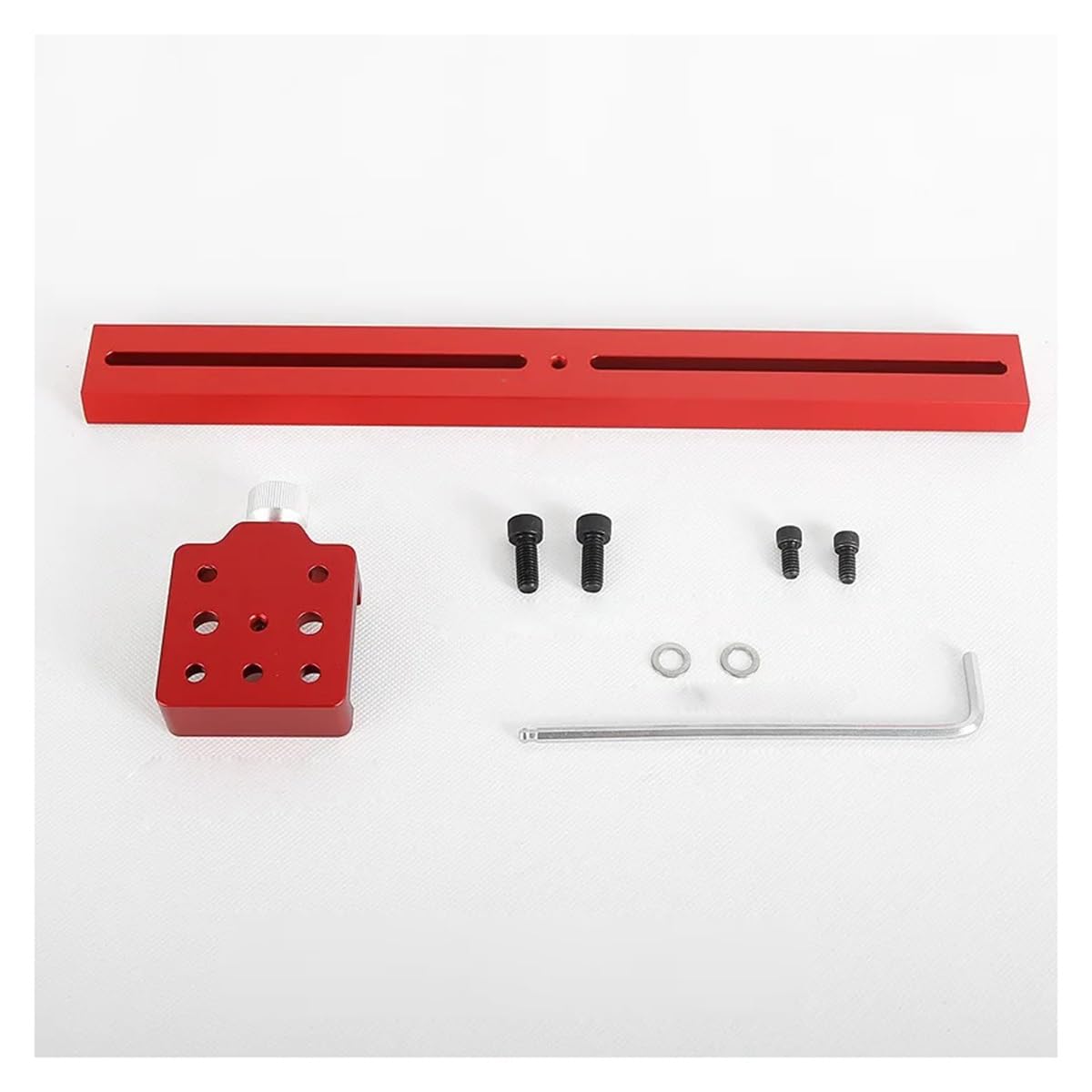 Abrazadera para telescopio de 356 mm con placa de montaje roja 8