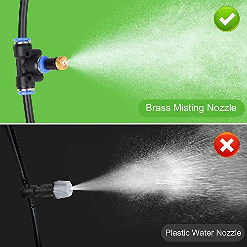 Misting Cooling System,Outside Water Misters for Outdoor Patio,80Ft(24M