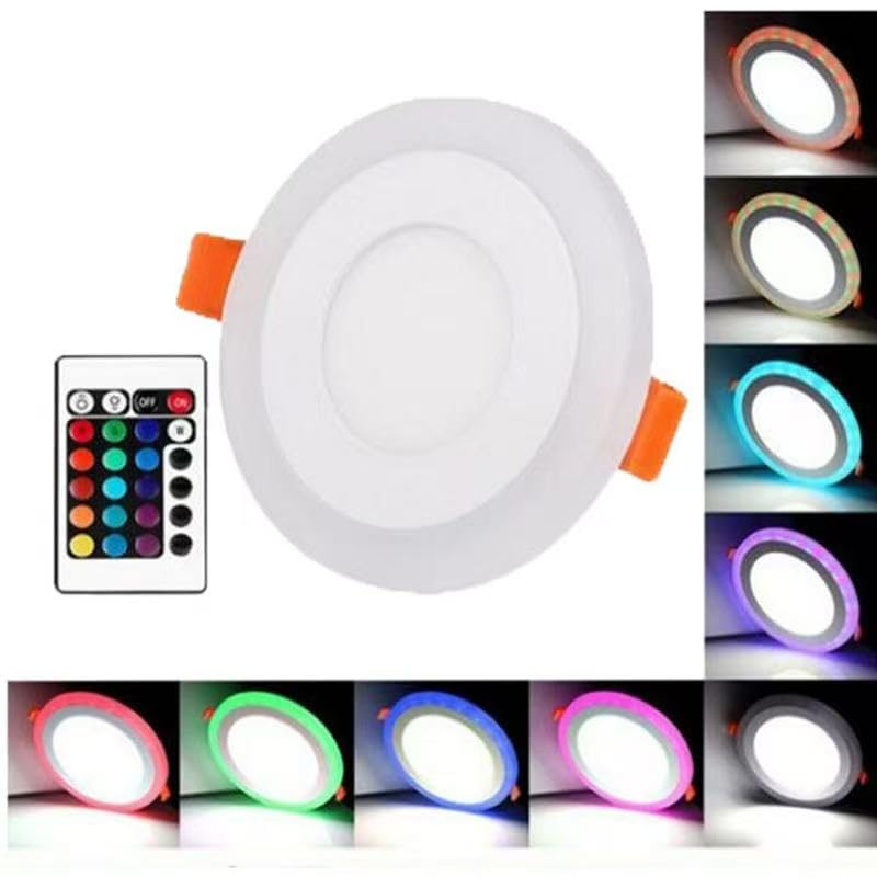 6W LED Einbaustrahler 230V, Zweifarben mit unabhängiger Steu