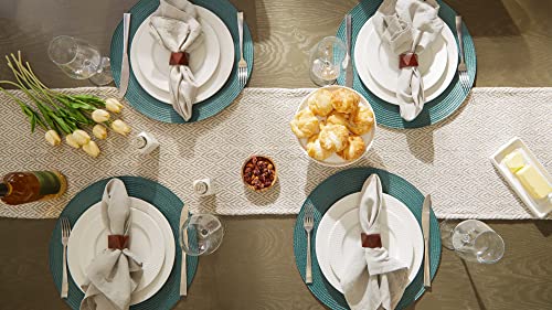 Dii Braided Farmhouse Table Runner, 15 X 72 Inches, 1-Piece, Gray #TOP2