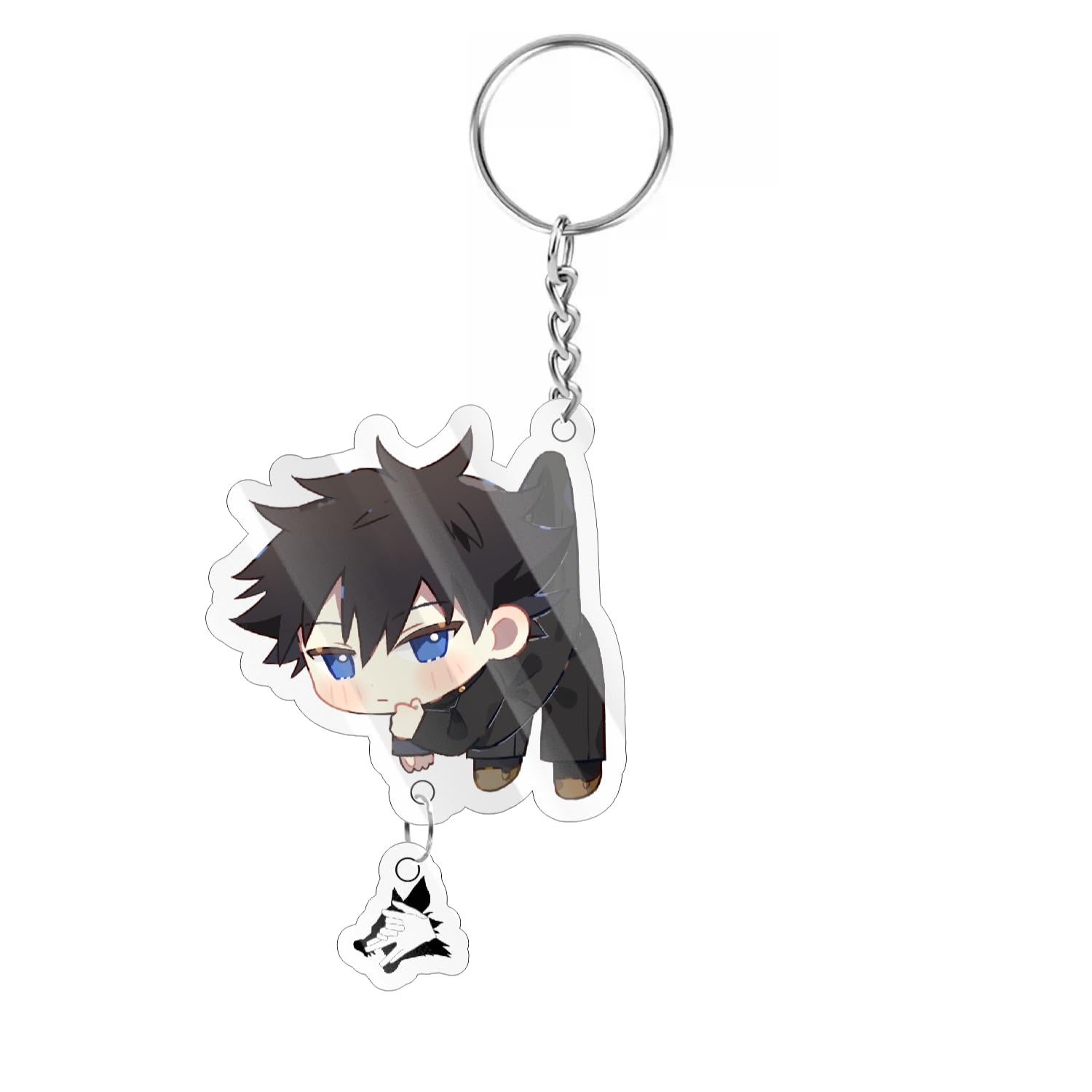 careflection Jujutsu Kaisen Keychain Hanging Anime Transparent Acrylic Pendant-picture-11