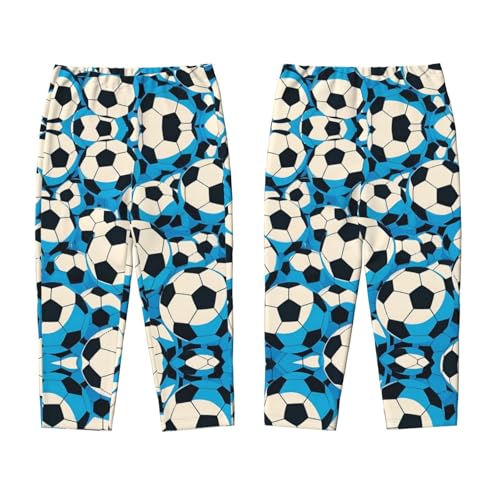Pajama Pants Pajama Bottoms with Elastic Waistband Sleepwear Lounge Pants, Sport Soccer Football3