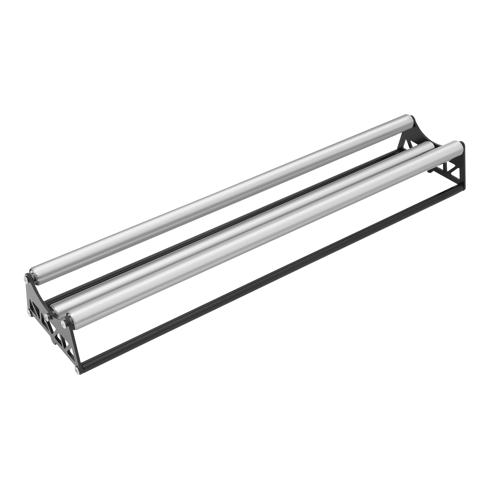 Generisch Packpapier-Abroller 100cm Rollenhalter Materialhalter aus Edelstahl Rollenmaterialhalter, Rollenmaterialgestell für Branchen Werbung, Bekleidung, Elektronik