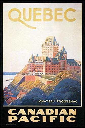【送料無料】期間セール中 絵画 ジェームス・フォード シャトー・フロンテナック Amazon.co.jp: インテリアポスター・プリント- ケベックシャトー