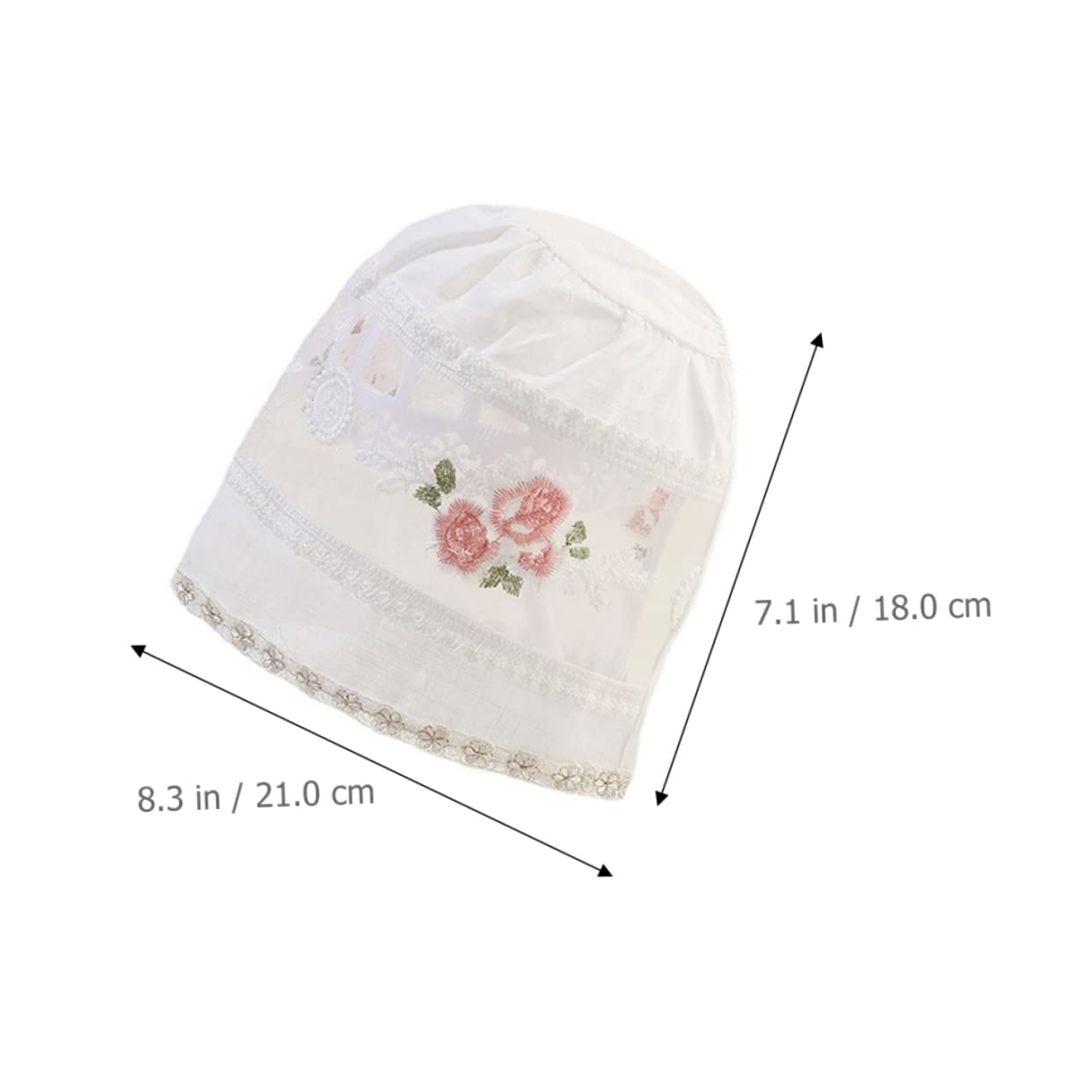 5 Stück mädchen hüte Neugeborenenmütze Sommermützen für Babys Hut Strandhut für -Mädchen-Hut Kleinkinder Sonnenhut Babymütze Baumwolle Weiß