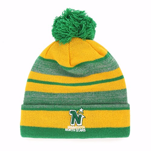 NHL Huset OTS Cuff Knit Cap with Pom, One Size