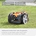 Lawnmaster OcuMow®16 Rasenmäher Roboter Mähroboter ohne Begrenzungskabel bis 300 m², Smarte Hindernisvermeidung, Smarte Hindernisvermeidung | Optik-Navigation | Auto-Ladestation | Verbotene-Zone